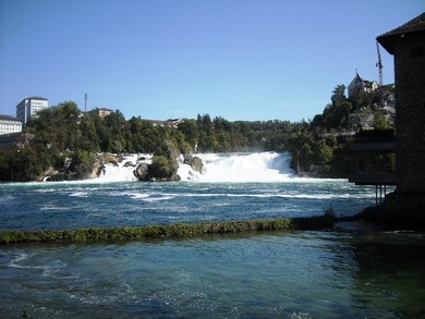 0121 Rýnské vodopády - Rheinfall 9.9.2009