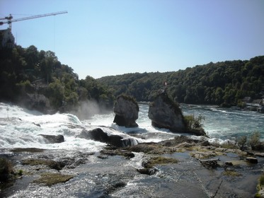 0153 Rýnské vodopády - Rheinfall 9.9.2009