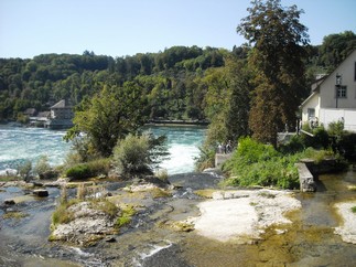 0154 Rýnské vodopády - Rheinfall 9.9.2009